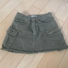 ZARA kids カーキ色スカート122 size7
