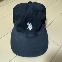 U.S POLO ASSN 黒 キャップ 帽子 ラルフローレン