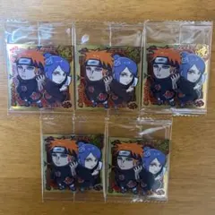 にふぉるめーしょん NARUTOナルト シールウエハース ペイン&小南 5点のサムネイル