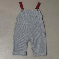 バースデイ ストライプ オーバーオール 80サイズ