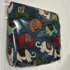 【新品・未使用】タイ直輸入 象柄ポーチ
