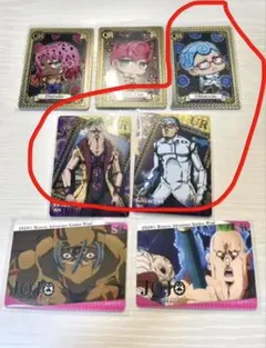 猫様専用 ジョジョの奇妙な冒険 黄金の風 キャラクターカード 3枚セット