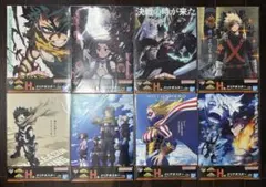 僕のヒーローアカデミア　クリアポスター 全8種セット