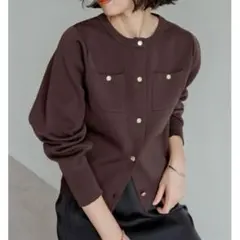 オフィスカジュアル カーディガン