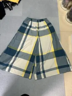 チェック柄 FREEサイズ キュロット