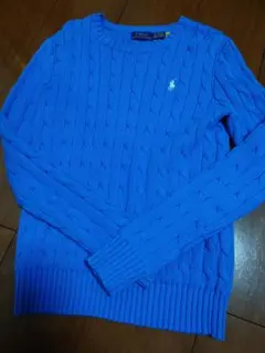 ポロラルフローレン　ケーブルニットxs