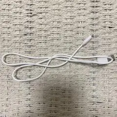 ホワイト USB-A to USB-Bケーブル（75cm）