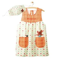 保育士エプロン くまのがっこう グッデイジャッキーエプロン＆マスクセット