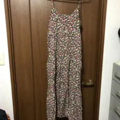 ハニーサックルローズのロングワンピース 花柄