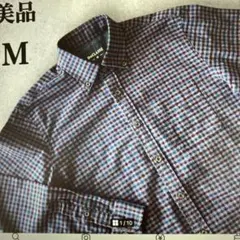 ドゥクラッセ両面起毛チェック長袖シャツ