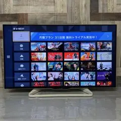 TCL 55V型 4K液晶テレビ 55C636 量子ドット 動画配信アプリ搭載 - メルカリ