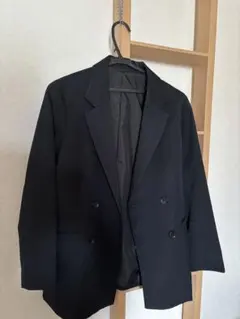 GU ダブルブレストジャケット ブラック M
