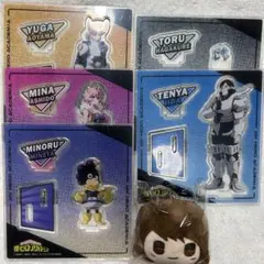 峰田　芦戸　葉隠　飯田　青山　お茶子　ヒロアカ　アクリルスタンド　ぬいぐるみ