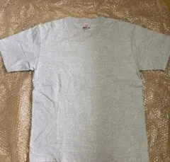 【Hanes】ヘインズ ビーフィー 白 半袖Tシャツ　グレー　綿100a XLのサムネイル