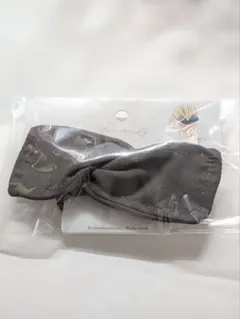 デフトバン　スリム　お団子ヘアメーカー　シニヨンメーカー　リボン　グレー