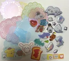 シールのおすそ分け　コラージュ