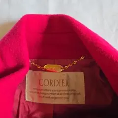 【良品】CORDIER フーシャピンク ヴィンテージ 昭和レトロ 奇抜 コート