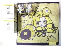 新品　3点　ポケモン ナンジャモ&ハラバリー グラス　タオル　ナンジャモセット