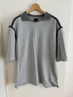 古着 00s ナイキ NIKE スキッパー ポロシャツ ミニスウッシュ 襟付き