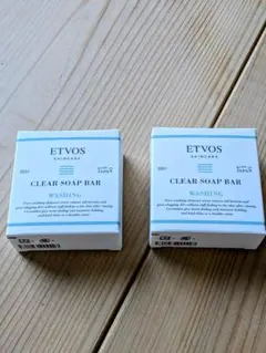 さんちゃん様専用/新品　ETVOS CLEAR SOAP BAR 　2個セットのサムネイル