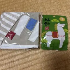 もへじ 手ぬぐいエコバッグ（牛）　福飴　セット