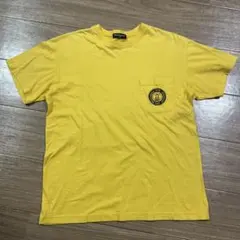 希少 マンシングウェア 50周年記念 ワッペン付 ポケットTシャツ 160 黄色のサムネイル