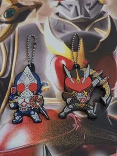 仮面ライダーブレイド　仮面ライダーカリス　ラバーマスコット