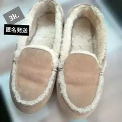 UGG アグ ボア付きモカシン くすみピンク リボン 24cm ムートン - メルカリ