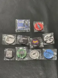 ブランキージェットシティ 缶バッジ 13個セット BJC TMGE BLANKEY JET CITY x THEE MICHELLE GUN ELEPHANT POP-UP STORE