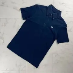 LACOSTE ポロシャツ 半袖カットソー ワッペン トップス 紺 サイズ2