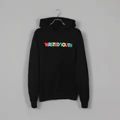 Wasted youth POSCA HOODIE M BLACK ブラックのサムネイル