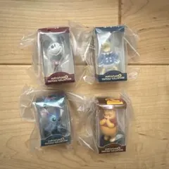 Disney ミニチュアパッケージコレクション4個コンプリート