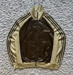 00s adidas トラックジャケット　 ジャージ ブラウン ビンテージ 茶色