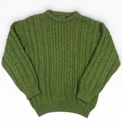 RIVER VIEW ウールニット アランニット フィッシャーマン