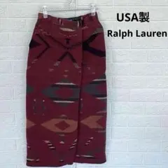 RALPH LAUREN ネイティブ　ラグ　ラップスカートのサムネイル