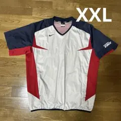 Nike EDGE ベースボールジャージ L ホワイト/レッド/ネイビー