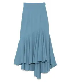 ハイウエストヘムボリュームスカート