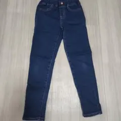 GU冬起毛130デニムスキニーパンツ