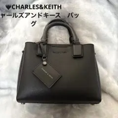 CHARLES & KEITH ハンドバッグ　ブラック