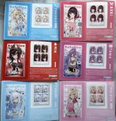 ホロライブ ローソン クリアシート 全6種 コンプリート