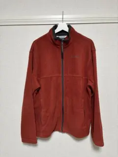 Colombiaフリースジャケット 赤 ジップアップ