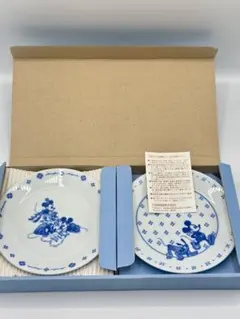 新品未使用　保管品　ミッキーマウス 陶器 ケーキプレート 5枚セット