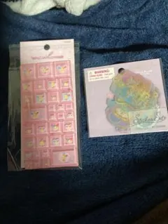 ウサハナ　バレエコア　タイルシール　キキララ　ペーパーシール　フィルムシール