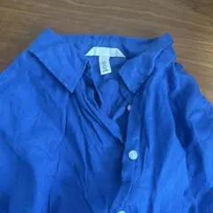H&M 長袖シャツ ブルー Sサイズのサムネイル