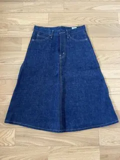 [美品]オアスロウ orslow★Aラインデニムスカートのサムネイル