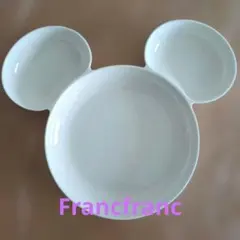 Francfranc ミッキープレート ホワイトのサムネイル