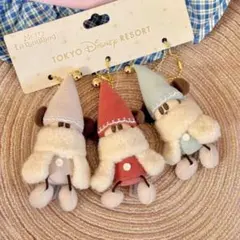 ぬいぐるみチャーム3個セット 2025年ディズニー・クリスマス