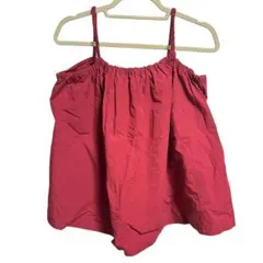 GRL バックリボン　レッド　ビスチェ