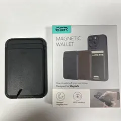 ESR MagSafe マグネットウォレット ブラック 箱付き 美品