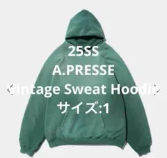 【美品】25SS A.PRESSE Vintage Sweat Hoodie